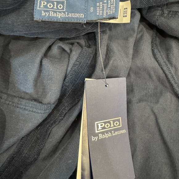 Polo by Ralph Lauren Navy Long Sleeve Corduroy Button up Dress - Picture 4 of 5